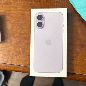 EMPTY IPHONE 17 Apple Smartphone in Light Purple BOX!